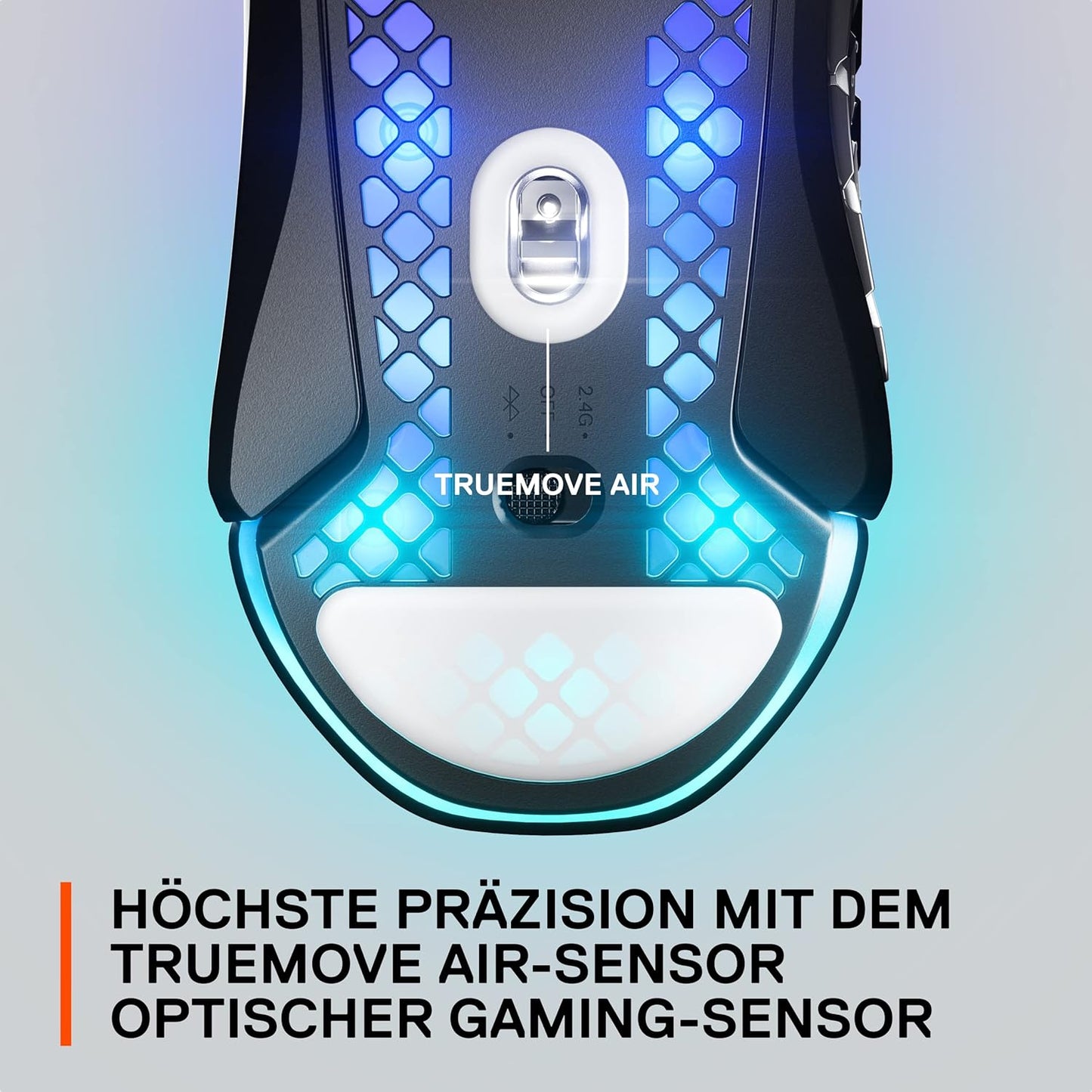 SteelSeries Aerox 9 Wireless – RGB Gaming-Maus – Schwarz