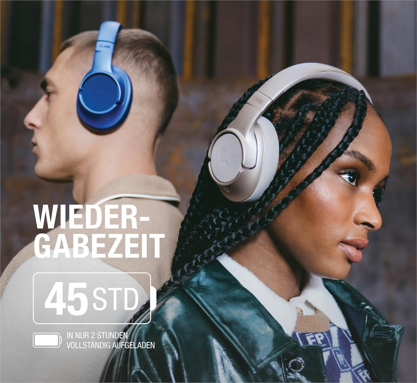 Fresh 'n Rebel Clam Core Bluetooth Over-Ear Kopfhörer – Weiß