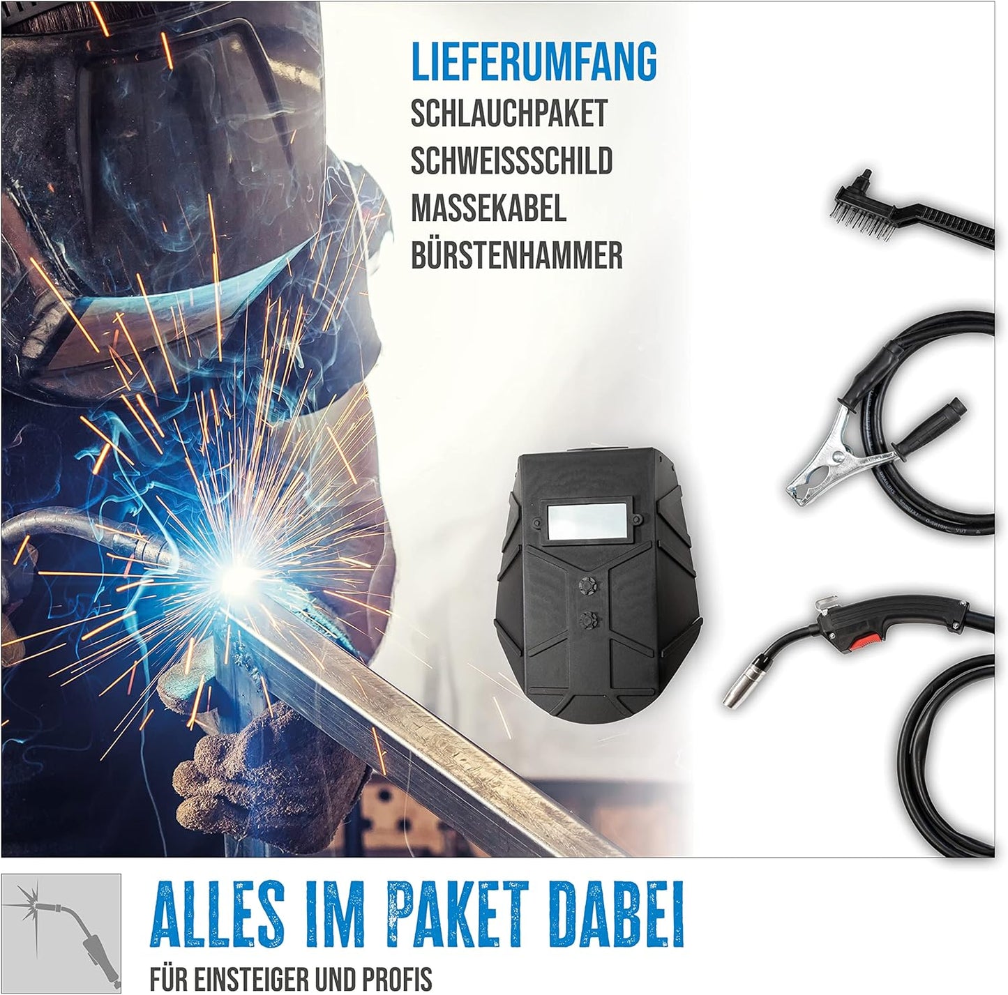 Güde SG 131 A-SYN – 120A Fülldraht-Schweißgerät – Inverter – Wie Neu