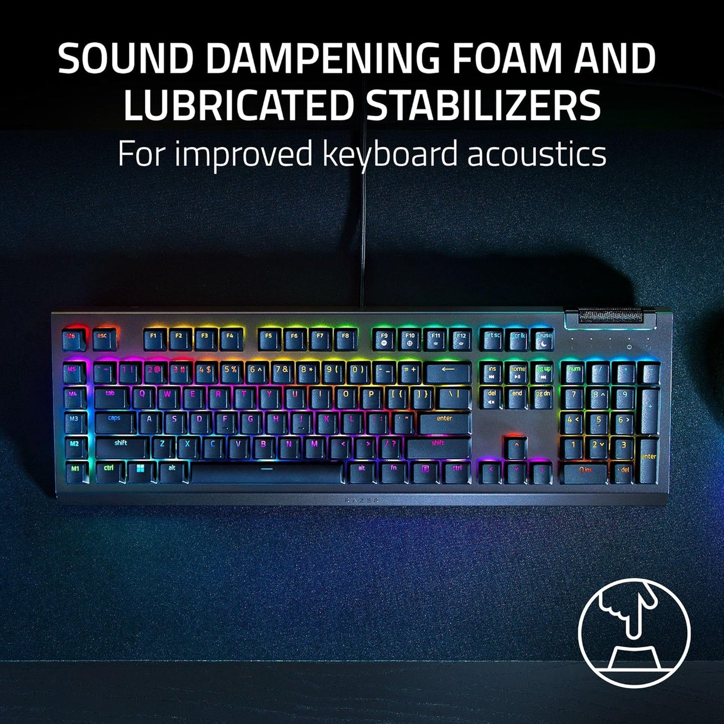 Razer BlackWidow V4 X – QWERTY US – Mechanische Gaming-Tastatur