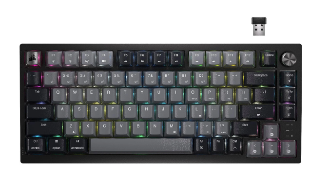 Corsair K65 Plus Wireless – Mechanische Gaming-Tastatur – QWERTY US