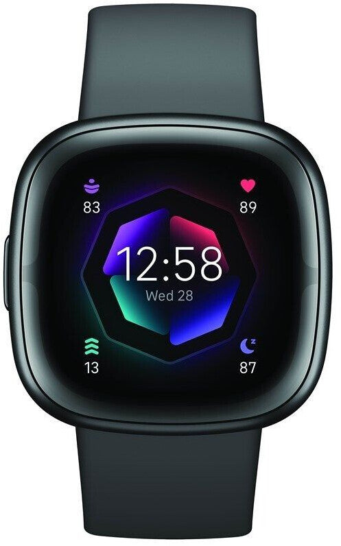Fitbit Sense 2 Smartwatch GPS Stressmanagement EDA Blue Mist/Soft Gold