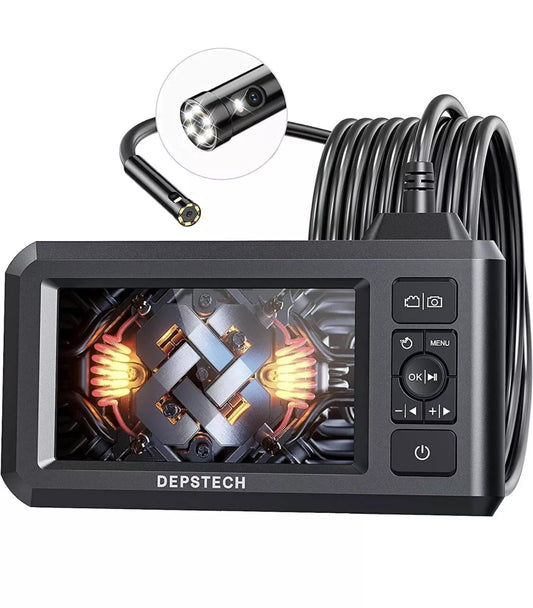 DEPSTECH DS300 Endoskop-Kamera 1080P Dual Lens 4,3" LCD 5m IP67