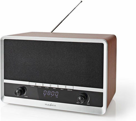 Nedis RDFM5200BN – Retro FM/AM-Radio mit Bluetooth