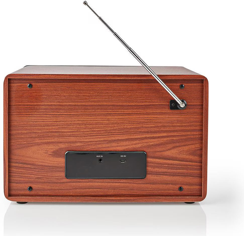 Nedis RDFM5200BN – Retro FM/AM-Radio mit Bluetooth
