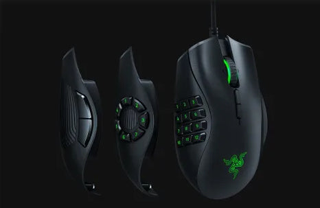 Razer Naga Trinity – Modulare Gaming Maus mit 3 Seitenteilen