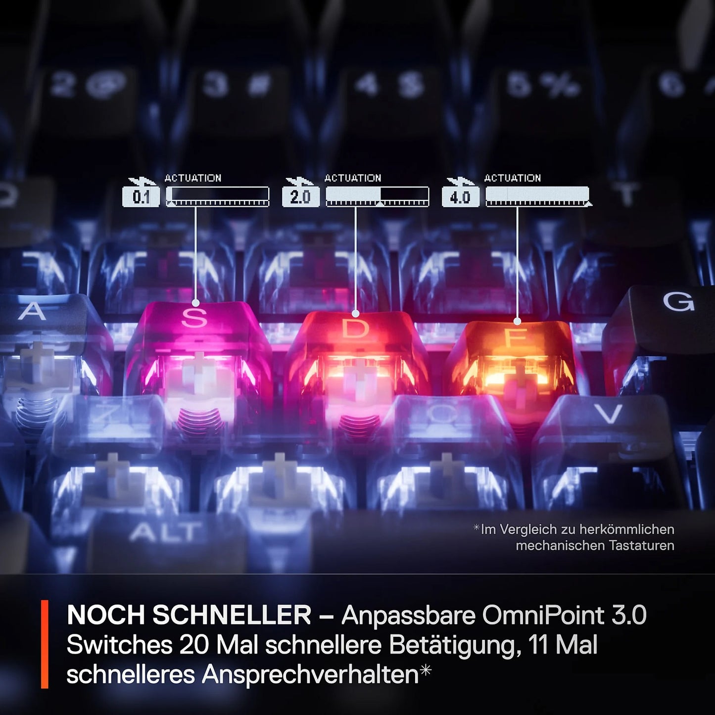 SteelSeries Apex Pro TKL Gen 3 – QWERTY US – Mechanische Gaming-Tastatur